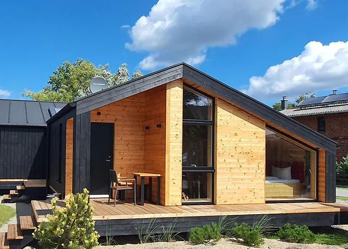 Werder -- Wolke 7 -- Ostsee-strand 150m I Sauna I Ekamin I Tiny House Fuer 2 Personen I By 